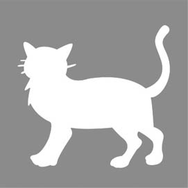 Schablone RICO 7,5x7,5cm Katze